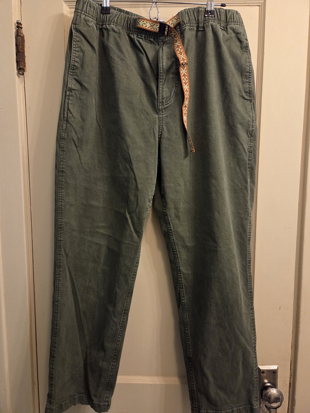 Stoic Straight-Leg Women's Pants Olive Green Sz XL